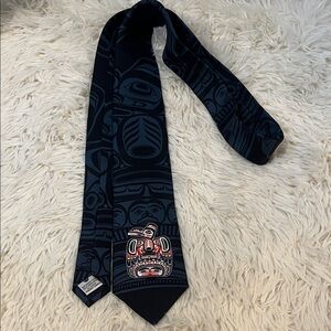 Oscardo Bill Reid silk tie
